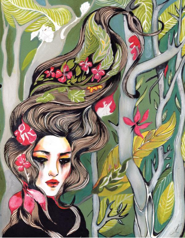 Felicia Atanasiu人物插画欣赏